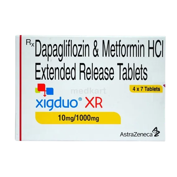 xigduo xr 10/1000mg tablet 7's